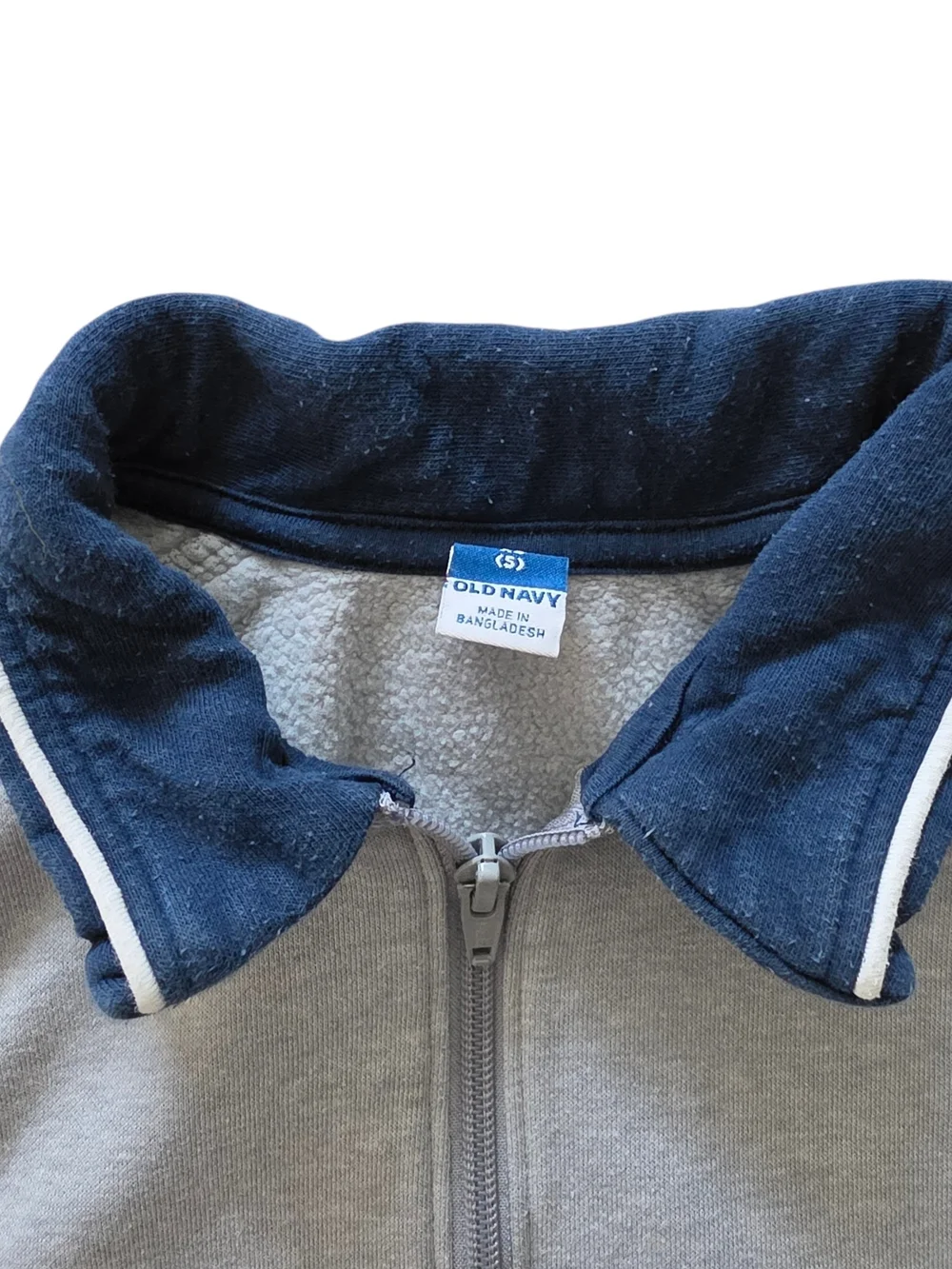 Old Navy Boys 1/4 Zip Sweatshirt Bundle (XS 5) - Green & Grey Playwear